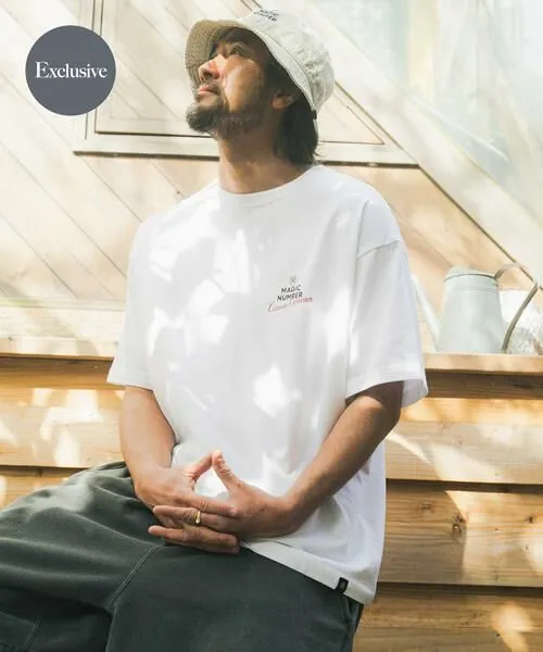 Sonny Label/サニーレーベル CINEMACARAVAN×MAGIC NUMBER×Sonny Label コラボTシャツ2 ピンク M