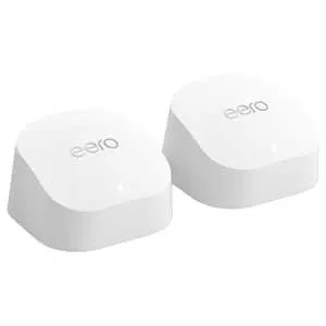 Amazon Wi-Fiルーター 2402＋574Mbps eero 6+ (2ユニット) [Wi-Fi 6(ax) /IPv6対応] B0CX3CVLTX