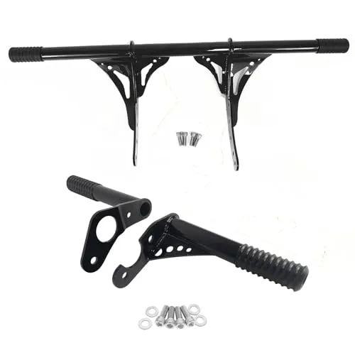 互換性があるハーレー ソフテイル ローライダー ストリート ボブ ファット ボブ FXST 2018-up オートバイ フロント スライダー リア クラッシュ バー エンジン ガード プロテクター バンパーに対応(Type B Full Set)