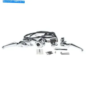 クロームパーツ 9/16。ボアハンドルバーコントロールキット、クロームスイッチ96~2006ビッグツイン26-129 9/16in. Bore Handlebar Control Kit, Chrome Switches 96 To 2006 Big Twin-26-129【並行輸入品】