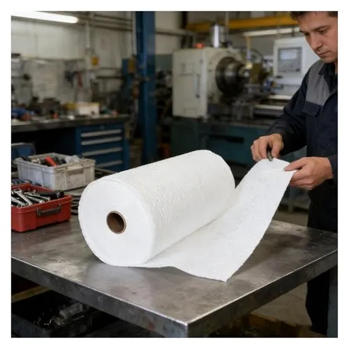 油吸収綿 工業用吸収マットロール油流出3.3 16.4 32.8 65.6 98.4 164フィート、モーター/ビルジ/ワークショップ/工場油専用吸収ロール油流出を封じ込める(W 0.5m/19.7in,L 8m/315in/26.2ft)