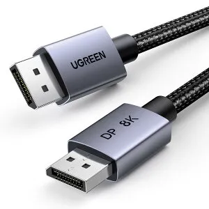UGREEN 8K Displayport ケーブル 3M DP1.4 ケーブル VESA認証 8K 60Hz 4K 240Hz HDR GSync対応 32.4Gbps高速 ゲーミング ディスプレイポートケーブル