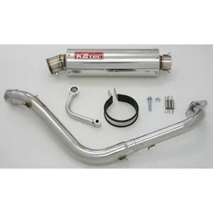 K2-tec GS50 Bomber オールステンレスマフラー 出口形状 S5エンド gs50-bo-s5s ケイツーテック マフラー本体 GS50