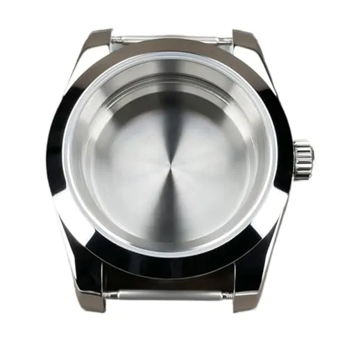 1個 39mm フラットベゼル NH35 ケース SK Mod 交換部品 サファイアガラス ステンレススチール NH36 ムーブメントウォッチに適合(Flat Bezel Case NMS)