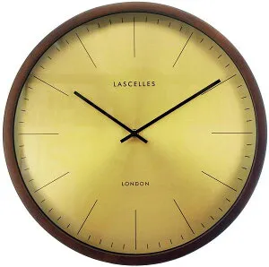 掛け時計 ロジャーラッセル RogerLascelles 壁掛け時計 WOODEN CASED CLOCK WITH GOLD METAL DIAL 41.5cm ロジャーラッセル時計 LC-LASC-DW-G
