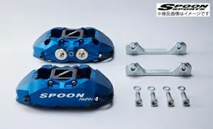 SPOON 【スプーン】 モノコックキャリパーセット シビック EK9タイプR, インテグラ DC2タイプR'98Spec, DB8タイプR'98Spec B16B, B18C 「フロント用」