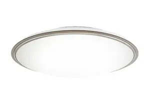 Hotalux/ホタルクス HLDC12321SG LEDシーリングライト【～12畳】※リモコン付(スモーキーブラウンエッジ・シルバー飾り)