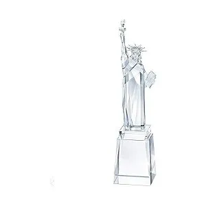 スワロフスキー 自由の女神 クリスタル フィギュア 置物 インテリア プレゼント 贈り物 Swarovski Statue of Liberty Figurine, Crystal, White, 13.6 x 3.1 x 3.1 cm