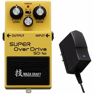 BOSS / SD-1W Super Over Drive［純正ACアダプター同時購入セット］技 WAZA CRAFT MADE IN JAPAN 日本製 オーバードライブ SD1W【YRK】【PTNB】
