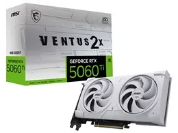 GeForce RTX 5060 Ti 8G VENTUS 2X OC WHITE PLUS [PCIExp 8GB]