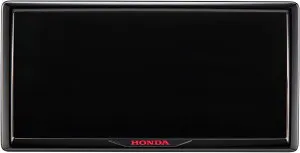 HONDA ホンダ 純正 ライセンスフレーム（フロント・リア用）＋ナンバープレートロックボルト（ロゴステッカー付）のセット ベルリナブラックタイプ 08Z01-PS5-010E | NVAN N-VAN Nバン JJ1 JJ2 ホンダ