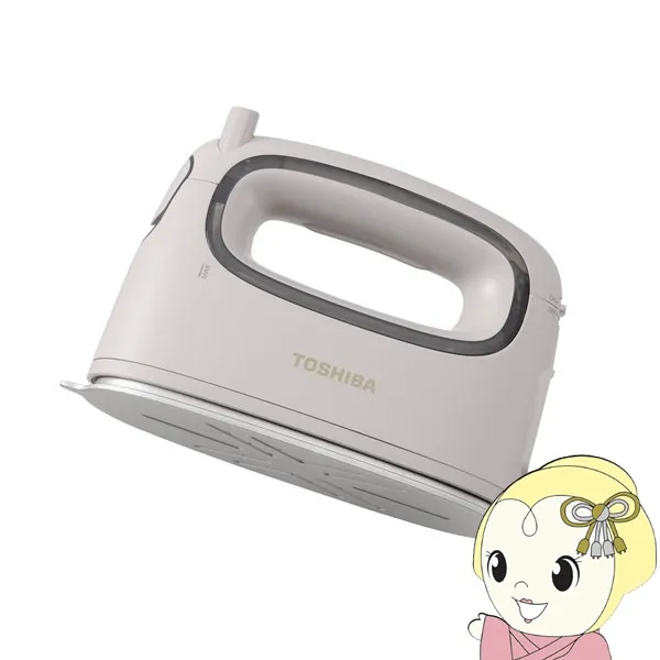 コードレス衣類スチーマー 東芝 TOSHIBA La・Coo S TAS-MX8（H） モーヴグレージュ TAS-MX8-H アイロンとしても使える/srm