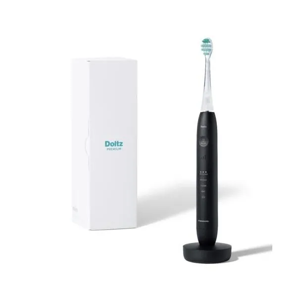 【長期保証付】パナソニック(Panasonic) EW-DP38-K ブラック ドルツプレミアム W音波振動ハブラシ ドルツ 音波振動式