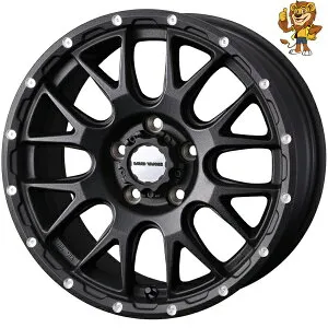 ホイール4本セット Weds MUDVANCE 08 (BLK) 16インチ 7.0J PCD:114.3/5H インセット:35 マッドヴァンス08