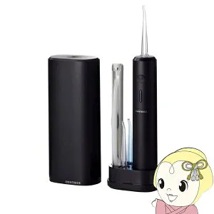 【4/25限定クーポン発行】口腔洗浄器 エレコム ELECOM DENTNICS デンタルウォッシャー タンクレス 充電式 4モード IPX7 ブラック HC-JF01BK【/srm】