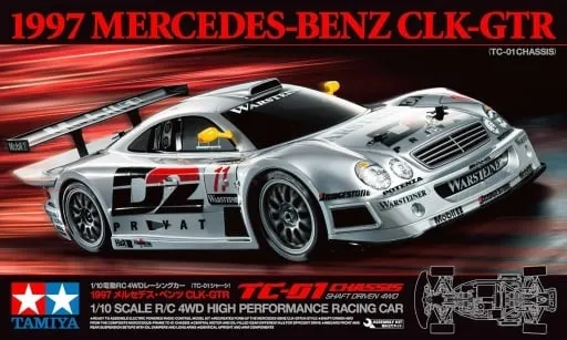 タミヤ 新品 ラジコン 1/10 1997 メルセデス・ベンツ CLK-GTR (TC-01シャーシ) 「電動RCカーシリーズ No.731」 組み立てキット [58731]