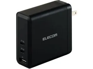 エレコム AC充電器 PD 140W 高出力 ブラック ACDC-PD96140BK AC式充電器 バッテリー 充電器 スマホ タブレット関連品