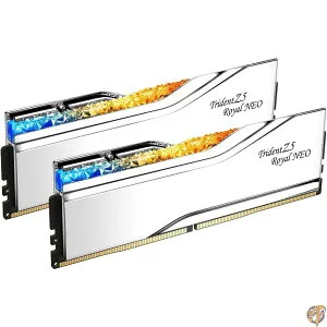 【5日最大1500円クーポン】G.SKILL Trident Z5 Royal Neoシリーズ (AMD Expo) DDR5 RAM 32GB (2x16GB) 6000MT/s CL28-36-36-96 1.40V デスクトップコンピュータメモリ UDIMM - シルバー (F5-6000J2836G16GX2-TR5NS)