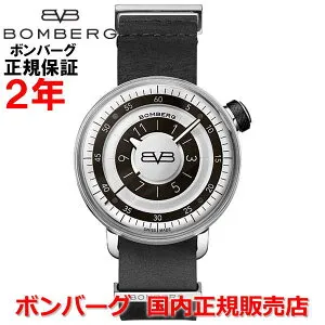 【お買い物マラソン期間中店内最大P20倍】懐中時計としても使用可 国内正規品 BOMBERG ボンバーグ メンズ 腕時計 クオーツ BB-01 ブラック&ホワイト BB-01 BLACK & WHITE GENT CT43H3SS.03-1.9