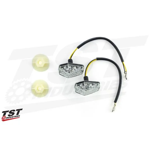 TST ティーエスティー LEDフロントウインカー LENS COLOR：Clear GSX-R1000 GSX-R600 GSX-R750 GSX-S1000F SV1000 SV1000S SV650 ABS SUZUKI スズキ ウインカー