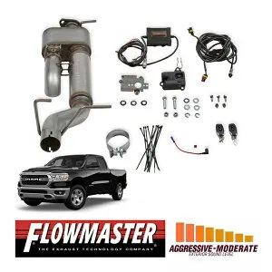 【楽天お買い物マラソン★エントリーでP10倍！】【FLOWMASTER 正規品】 フローFXダイレクトフィットデュアルモードマフラー アクティブバルブ 19-23y ラム 1500 5.7L 717915