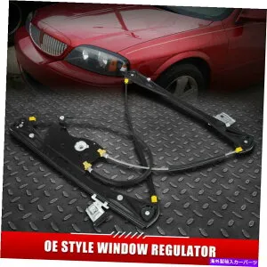 Window Regulator 03-06のリンカーンLSフロント左ドライバーサイドパワーウィンドウレギュレーターモーターなし FOR 03-06 LINCOLN LS FRONT LEFT DRIVER SIDE POWER WINDOW REGULATOR WITHOUT MOTOR【並行輸入品】