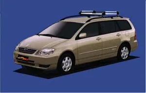 【カローラフィールダー専用ルーフキャリア】SEIKOH TUFREQ ル－フキャリア Hシリーズ H12.8～H18.10 E12#G ルーフレール付車 HR22 セイコウ タフレック 精興工業