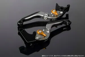 SPEEDRA スピードラ アルミビレットアジャストレバーセット 可倒延長式 YZF-R1 YZF-R6 YAMAHA ヤマハ ブレーキ・クラッチレバーセット ハンドル周辺パーツ ハンドル レバー本体カラー：マットチタ