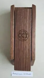 シルバー コイン テスト スライド アメリカン ウォールナット無垢材 2 YouTuber CCT による手作り