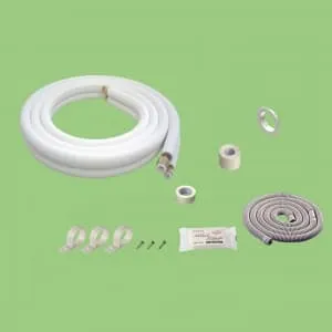 【ケース販売特価 4巻セット】配管セット 部品入り 2分4分 5m 5P-24FSP_set