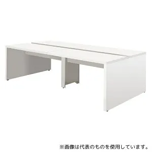 アール・エフ・ヤマカワ RFTFT2-2412WH-WL ソリード フリーアドレス用デスクII W2400×D1200 ホワイト×ホワイト脚
