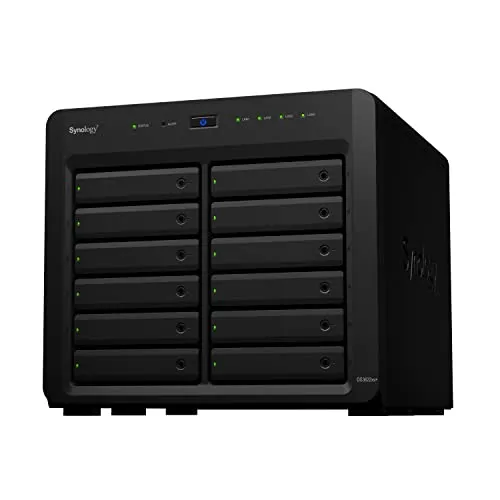 Synology NASキット 12ベイ 拡張可 DS3622xs+ 6コア Xeonプロセッサー 16GBメモリ10Gbポート搭載 国内正規代理店品 電話サポート対応品 DiskStation