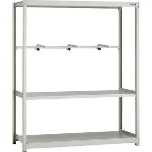 ■TRUSCO スチールラック M2型軽中量棚 1460X600XH1800 3段 アーム1段 単体 M26563A1(1497784)