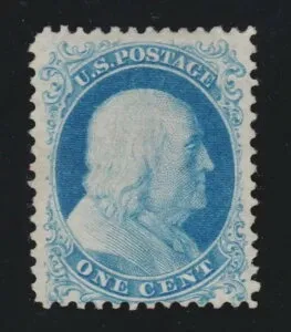 US 40 1c 1875 再発行 フランクリンミント F-VF NGAI SCV $575