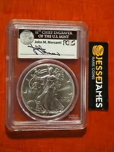 2011 S シルバー イーグル PCGS MS69 ジョン マーカンティ サイン入り 25 周年記念セットより