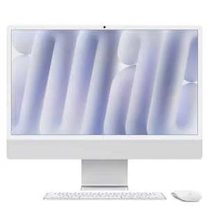 アップル 24インチiMac Retina 4.5Kディスプレイモデル: 10コアCPUと10コアGPUを搭載したApple M4チップ 16GB 256GB SSD シルバー MWUU3J/A