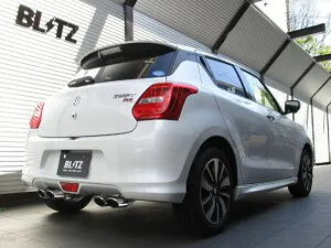 ブリッツ/BLITZ NUR-SPEC VS Quad Model マフラー 63537 スズキ スイフト ZC13S K10C グレードRSt専用 2017年01月～2020年04月 Scarf