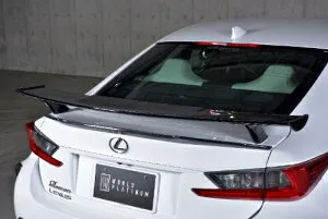 ROWEN WORLD PLATINUM トランクスポイラー(カーボン+FRP) 素地 レクサス RC-F USC10用 (1L003T10)【エアロ】【自動車パーツ】ロェン ワールドプラチナ