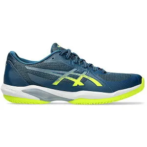 ASICS アシックス メンズ スニーカー 【ASICS Solution Swift FF 2 Clay Mako Blue Safety Yellow】 サイズ US_11.5(29.5cm) Mako Blue/Safety Yellow