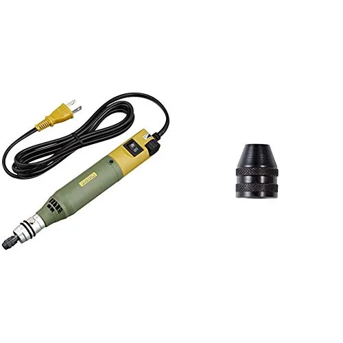 プロクソン(PROXXON) ミニルーター 回転数が調節可能 MM100 No.28525 & 小径ドリルチャック1個 【取り付可能サイズ0.5~3.2mm】 No.26941【セット買い】