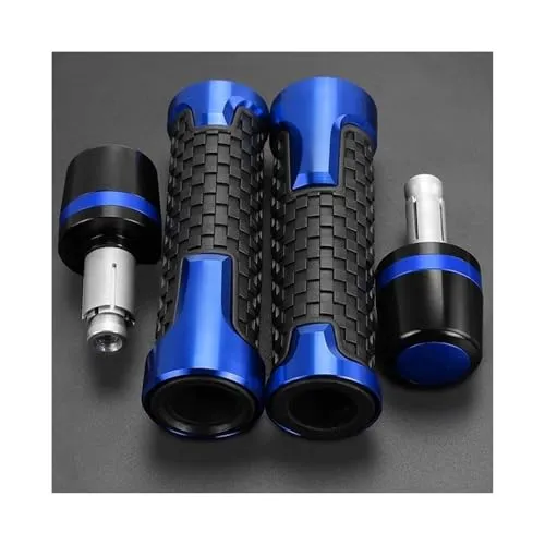 150NK 250NK 400NK 450NK 650NK 800NK オートバイハンドルバーグリップエンドウェイト防振 シルダー バーエンド(A blue blue set)