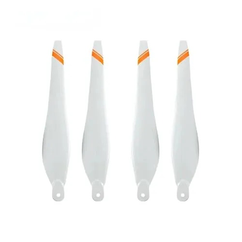 41135 折りたたみカーボンナイロンホワイトプロペラドローン部品 CW CCW プロペラ、ホビーウィングと互換性あり、X11 農業植物ドローン EA-30X(2pcs CW and 2pcs CCW)