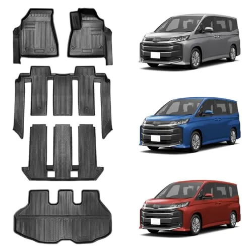 適合対応トヨタ新型 VOXY NOAH ヴォクシーノア 90 系フロアマット 防水 (1~3列目)+ラゲッジマット（7人乗）2022年~現行3D ノア ヴォクシー90系ノア アクセサリー車 フロアマット 防水マット 消臭/抗菌効果 TPE材質 保護マット