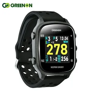 【4/25 エントリー/抽選で最大100%ポイントバック】 GreenOn グリーンオン 正規品 THE GOLF WATCH NORM GN301 ザ ゴルフウォッチ ノルム GPS watch ゴルフナビ ウォッチ 「 腕時計型GPS距離測定器 」 【当店