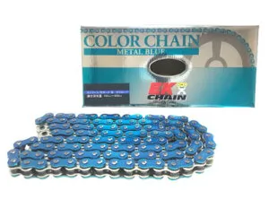 EKチェーン/江沼チェーン SRXシリーズ シールチェーン ホンダ SLR650 650cc 1997年～ ブルー 520 110L 継手：MLJ 2輪 Seal chain