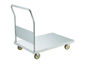 【組立・輸送等の都合で納期に3週間以上かかります】 TRUSCO/トラスコ中山 【代引不可】オールステン台車 コーナーC付 900X600 NU ストッパー付 AS-2B-100NU-S