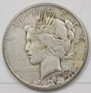 米国 1923-S 初期シルバーピースドル XF 3361 まとめ買い送料*SFCOIN