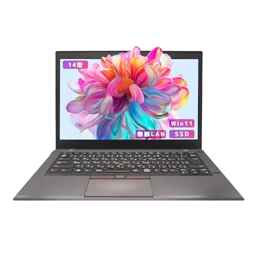 【整備済み品】【超軽量薄型モデル 持ち運び便利 14インチ office搭載】Lenovoノートパソコン windows11 ThinkPad T460S Core i5-6世代 カメラ内蔵 高速SSD 《Office 2019/無線LAN/Bluetoo