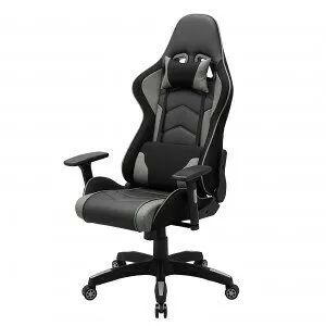 サンワサプライ 【別途送料】 ゲーミングチェア SNC-L18GY SNC-L18GY [444-131725]