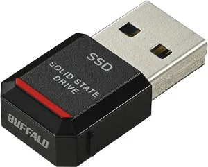 BUFFALO バッファロー 500GB 超コンパクトサイズ USB 3.2(Gen 2) ポータブルSSD SSD-PST500U3BA/D ブラック